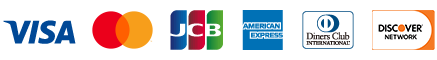 Visa/Mastercard/JCB/Amex/Diners Club/Discover